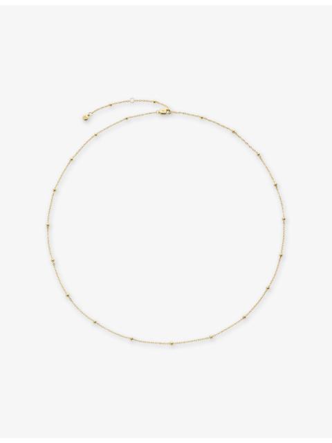MONICA VINADER Beaded 14ct Yellow-Gold Chain Necklace