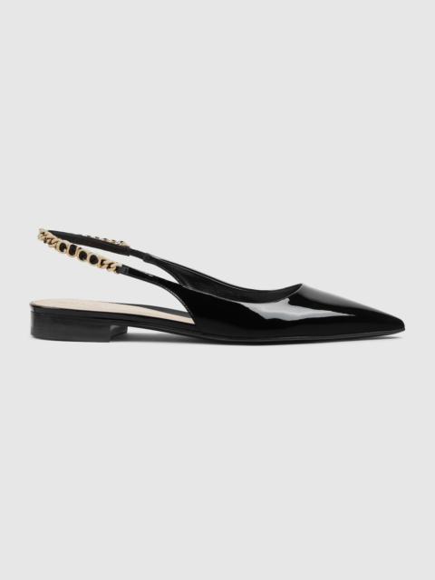 GUCCI Gucci Signoria ballet flat