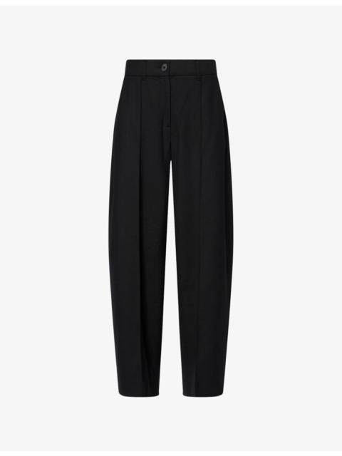 ME+EM Pin-Tuck Taper Woven Trousers
