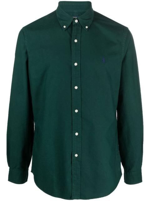 Polo Ralph Lauren embroidered-logo long-sleeve shirt