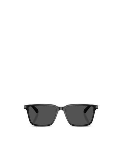 Brooks Brothers rectangle-frame sunglasses