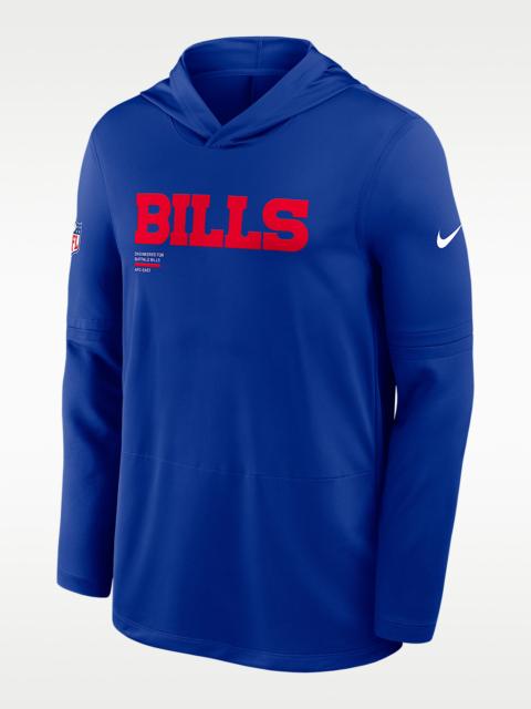 Nike Buffalo Bills Pure Fury Sideline Men's Nike Dri-FIT NFL Long-Sleeve Hooded Top