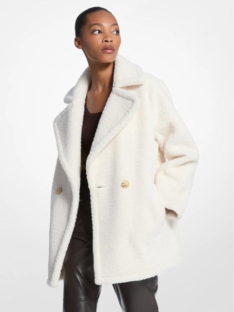 MICHAEL KORS Faux Fur Teddy Coat