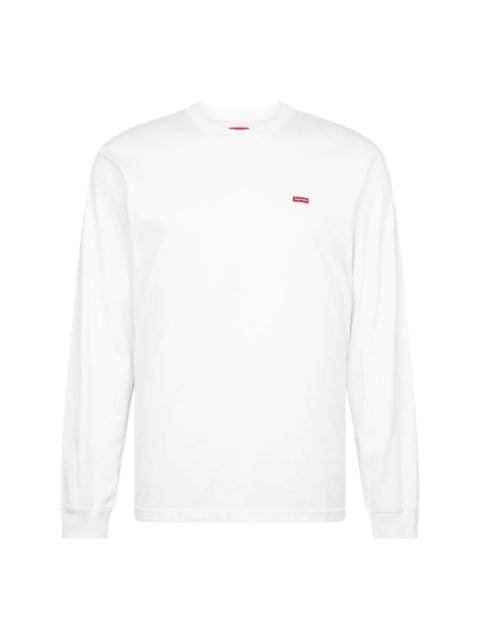 Supreme 작은 상자 로고 긴 소매 티셔츠