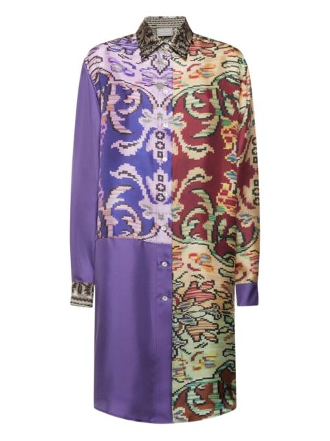 Pierre-Louis Mascia patchwork-design shirt