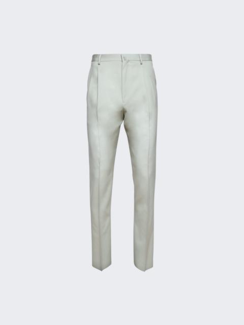 Lanvin Straight Leg Pants Sage Green