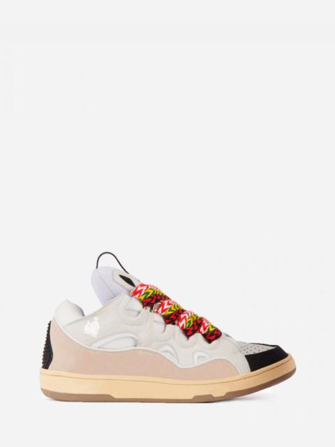 Lanvin LEATHER CURB SNEAKERS