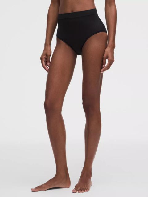 lululemon UnderEase High-Waist Ribbed Brief