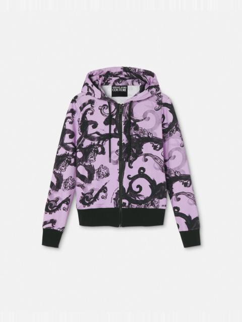 VERSACE JEANS COUTURE Watercolour Couture Zip Hoodie