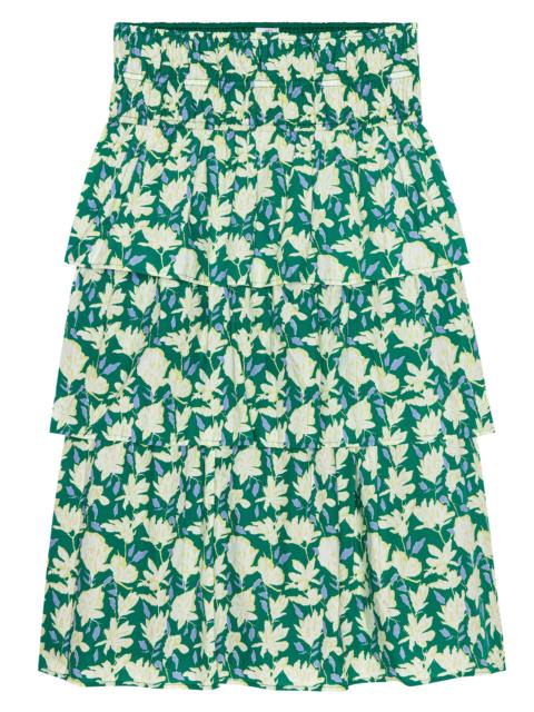 Rails Women's Belle Floral Cotton Midi Skirt - Green Mayflower