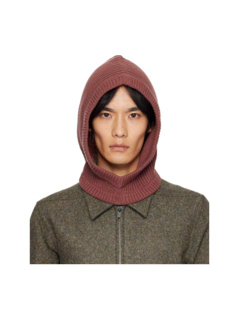 Rick Owens Pink Concordians Cashmere Hood