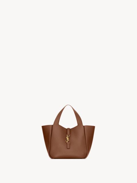 SAINT LAURENT LE 5 À 7 BABY BEA IN GRAINED LEATHER