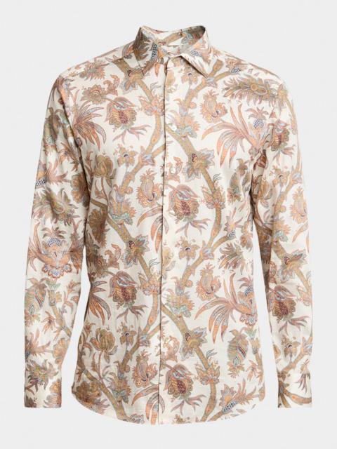 Etro Men's Roma Paisley Button-Down Shirt