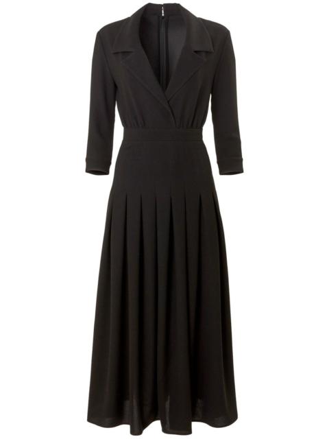 CAROLINA HERRERA pleated maxi dress
