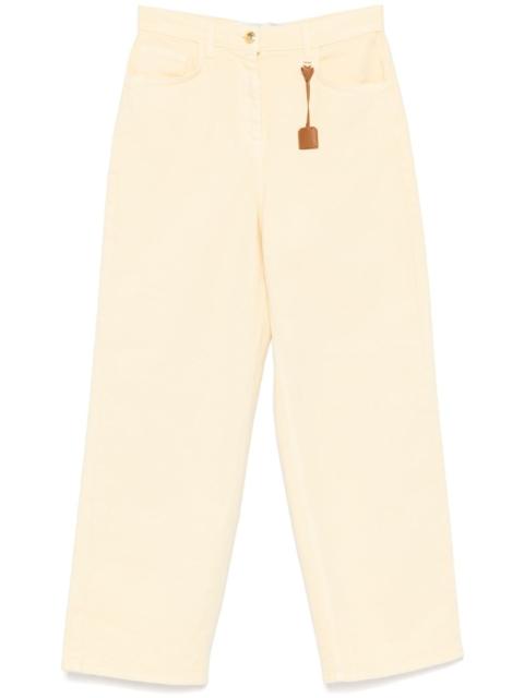 ELISABETTA FRANCHI garment-dyed jeans
