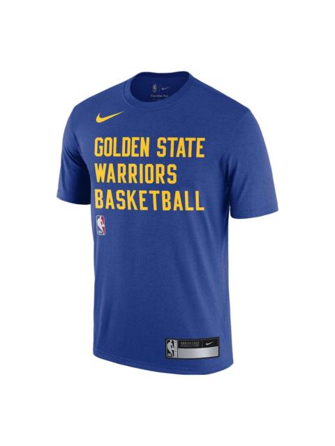 Nike Nike x NBA Golden State Warriors Dri-FIT Practice T-shirt 'Blue' FJ0207-495