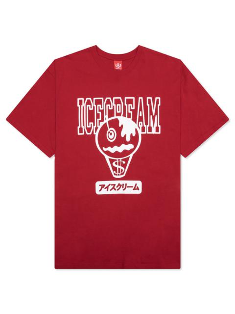 ICECREAM SPLAT S/S TEE - HAUTE RED