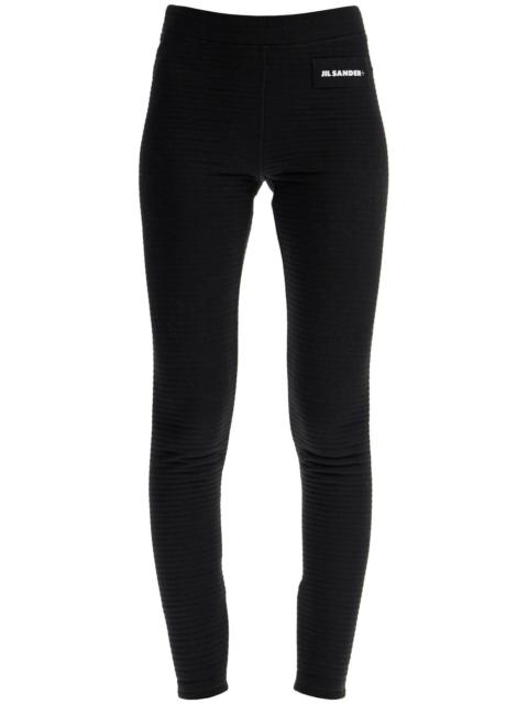 "JERSEY KNIT LEGGINGS WITH