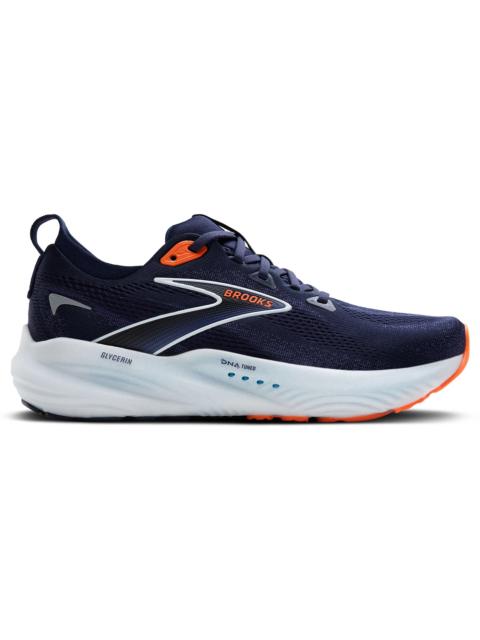 BROOKS Brooks Glycerin 22 Peacoat Blue Ribbon Orange