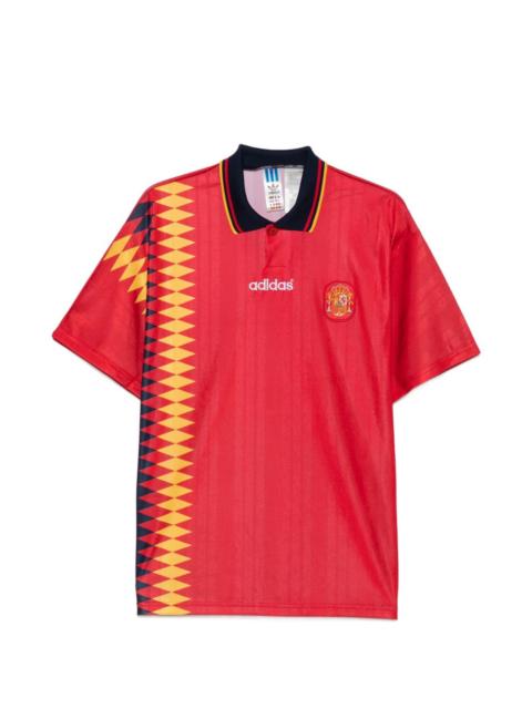 adidas diamond-pattern Spain polo shirt