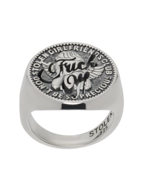 STOLEN GIRLFRIENDS CLUB 'Fuck Off' Sovereign Ring
