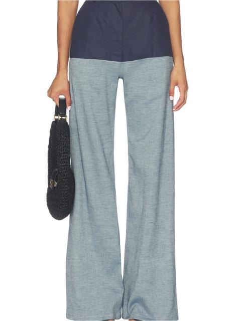 MATTHEW BRUCH High-waist Combo Jeans