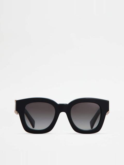 Tod's SQUARED SUNGLASSES - BLACK