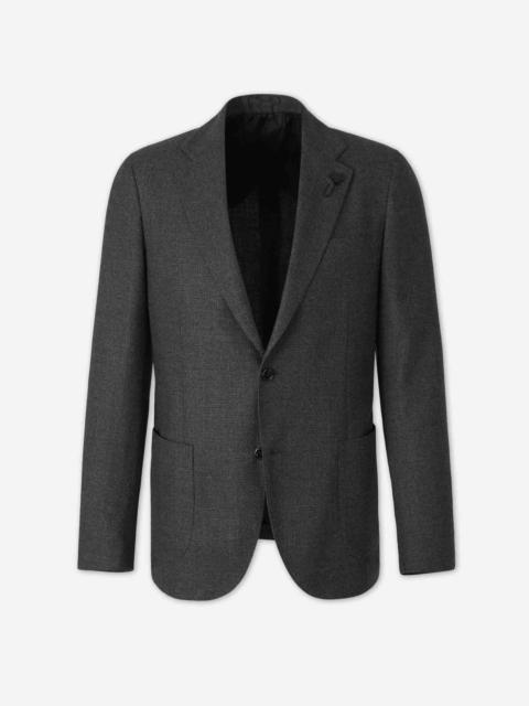 LARDINI BLAZER STRAIGHT WOOL