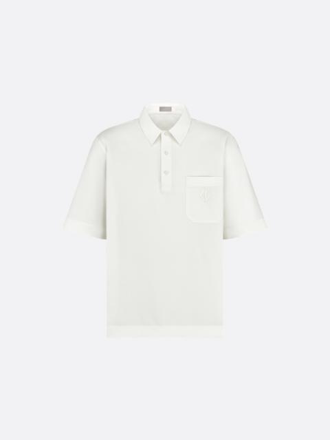 Dior Polo Shirt with CD Diamond Embroidery