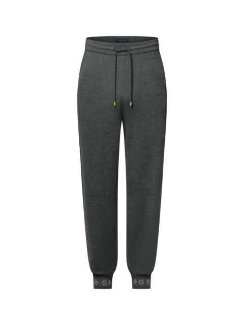 Louis Vuitton Double Face Knit Wool Travel Pants
