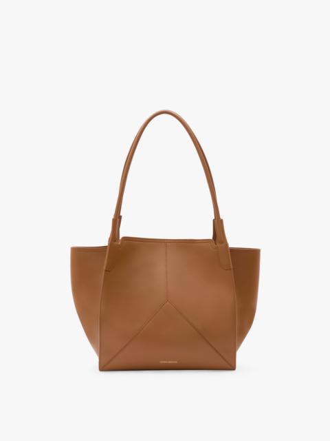 Victoria Beckham Victoria Tote Bag In Tan Leather