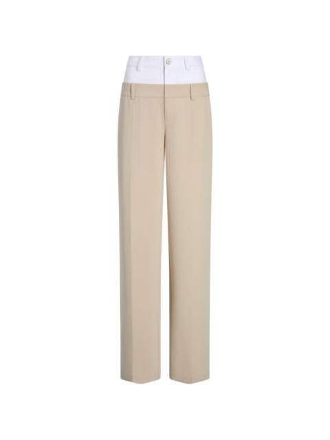 Cinq à Sept Dionne double-waistband trousers