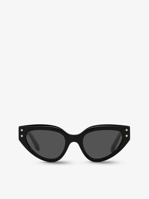 BVLGARI BV8256 cat-eye-frame acetate sunglasses