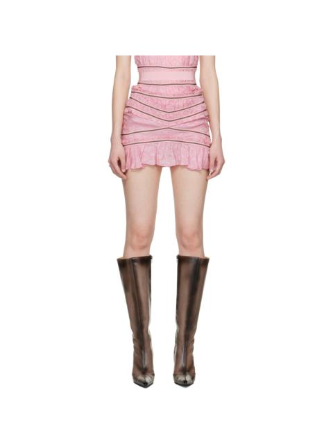 KNWLS SSENSE Exclusive Pink Freya Miniskirt