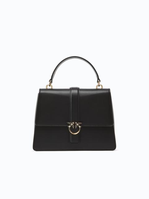 PINKO MEDIUM NEW LOVE HANDBAG WITH JEWEL BUCKLE PINKO GALLERIA
