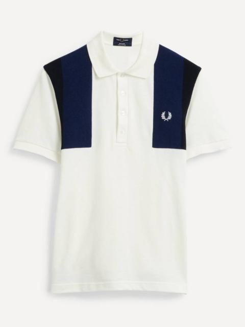 Fred Perry Towelling Panel Polo Shirt