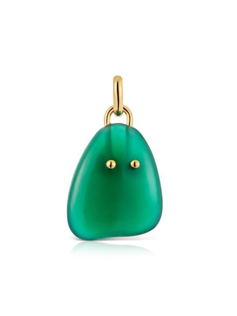 TOUS 18kt gold vermeil and chalcedony Pendant TOUS Boo