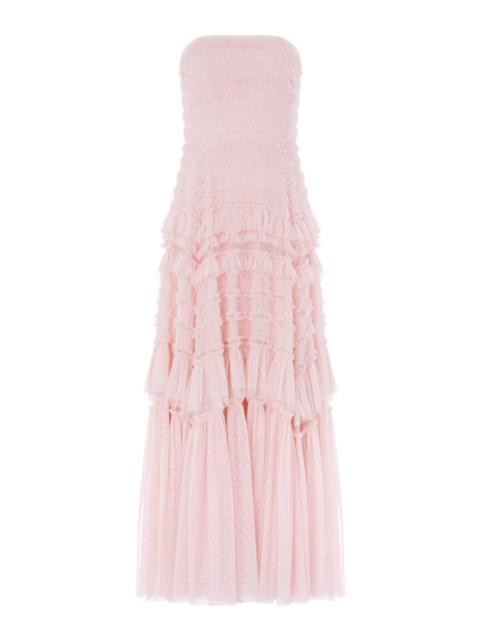 Needle & Thread Valentine Ruffle Strapless Gown