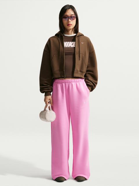 Nike Nike Studio Fleece Medium Weight Women's Mid-Rise Wide-Leg Pants