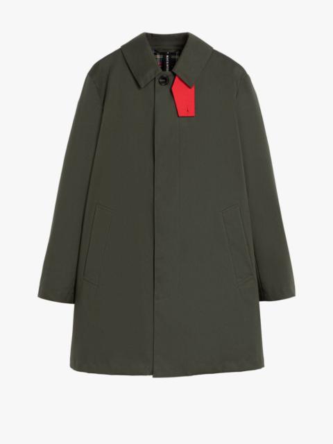 Mackintosh TARTAN CAMBRIDGE BOTTLE GREEN RAINTEC COTTON SHORT COAT