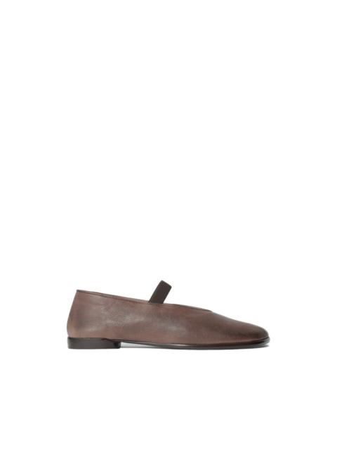 Lemaire strap leather ballet flats