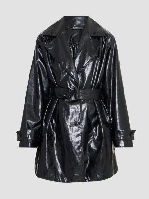 Chloé Women's Coated Trench Mini Dress - Black