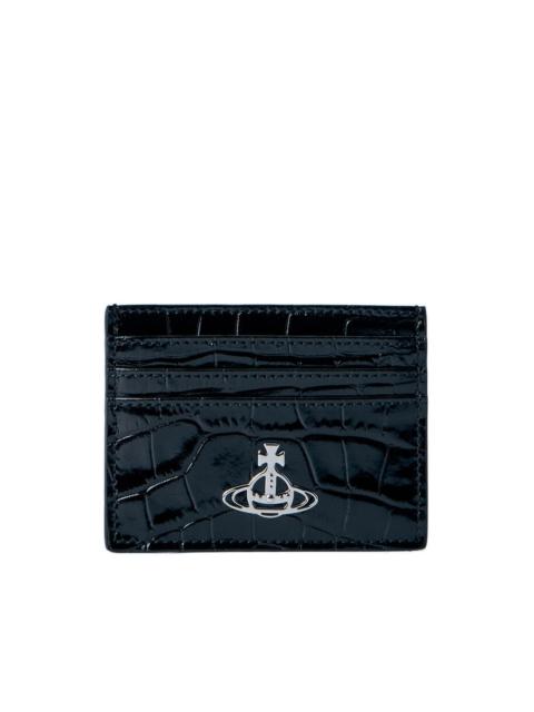 Vivienne Westwood Crocodile logo-embelished card holder