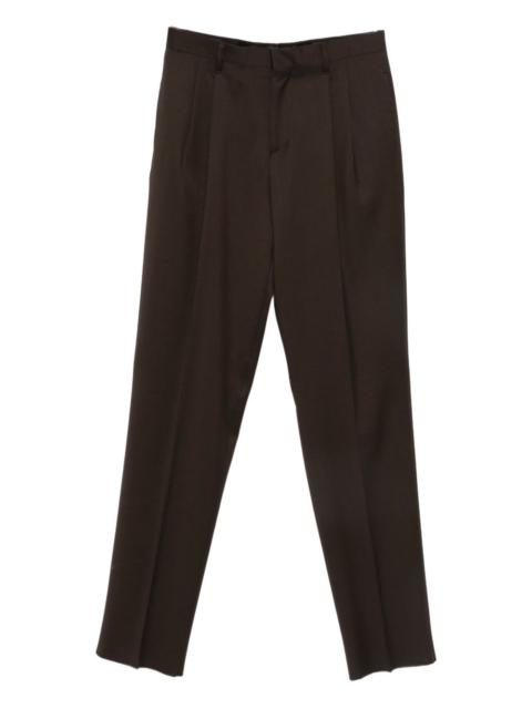 LARDINI pleated straight-leg trousers