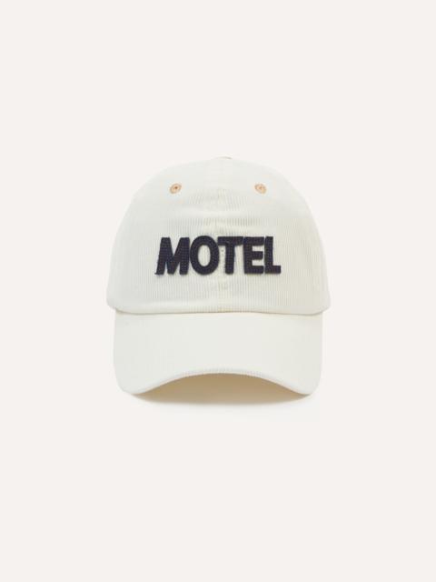 Drake's Ecru Motel Cotton Corduroy Baseball Cap