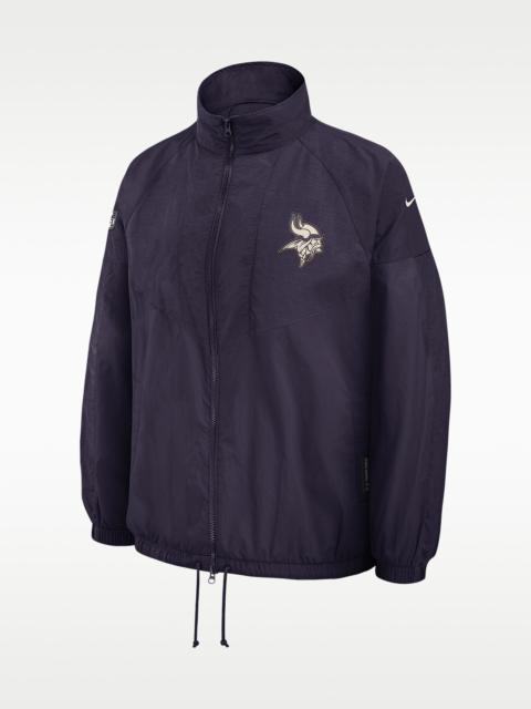Nike Minnesota Vikings Rivalries Collection Women's Nike NFL Oversized Full-Zip Jacket