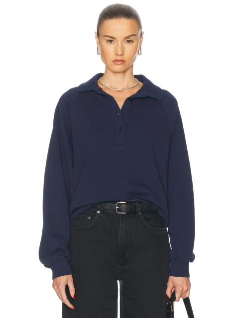 THE UPSIDE Collared Ele Polo Top