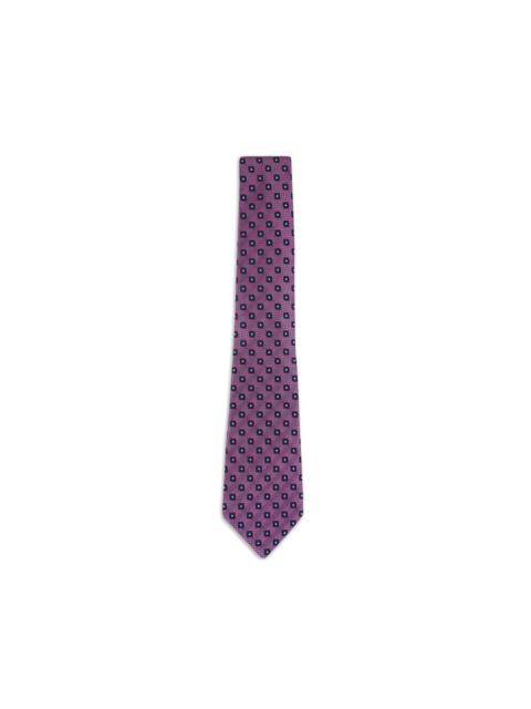ZEGNA geometric silk tie