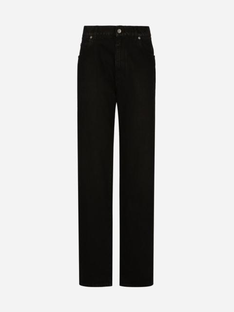 Dolce & Gabbana Flared deep blue denim jeans