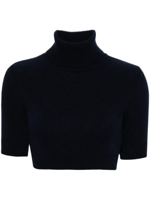 Valentino VLogo virgin wool top